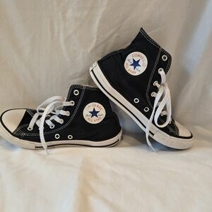 Converse Kids Black High-Top Sneakers